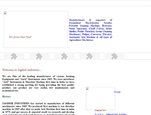 Tablet Screenshot of jagdishindustries.com